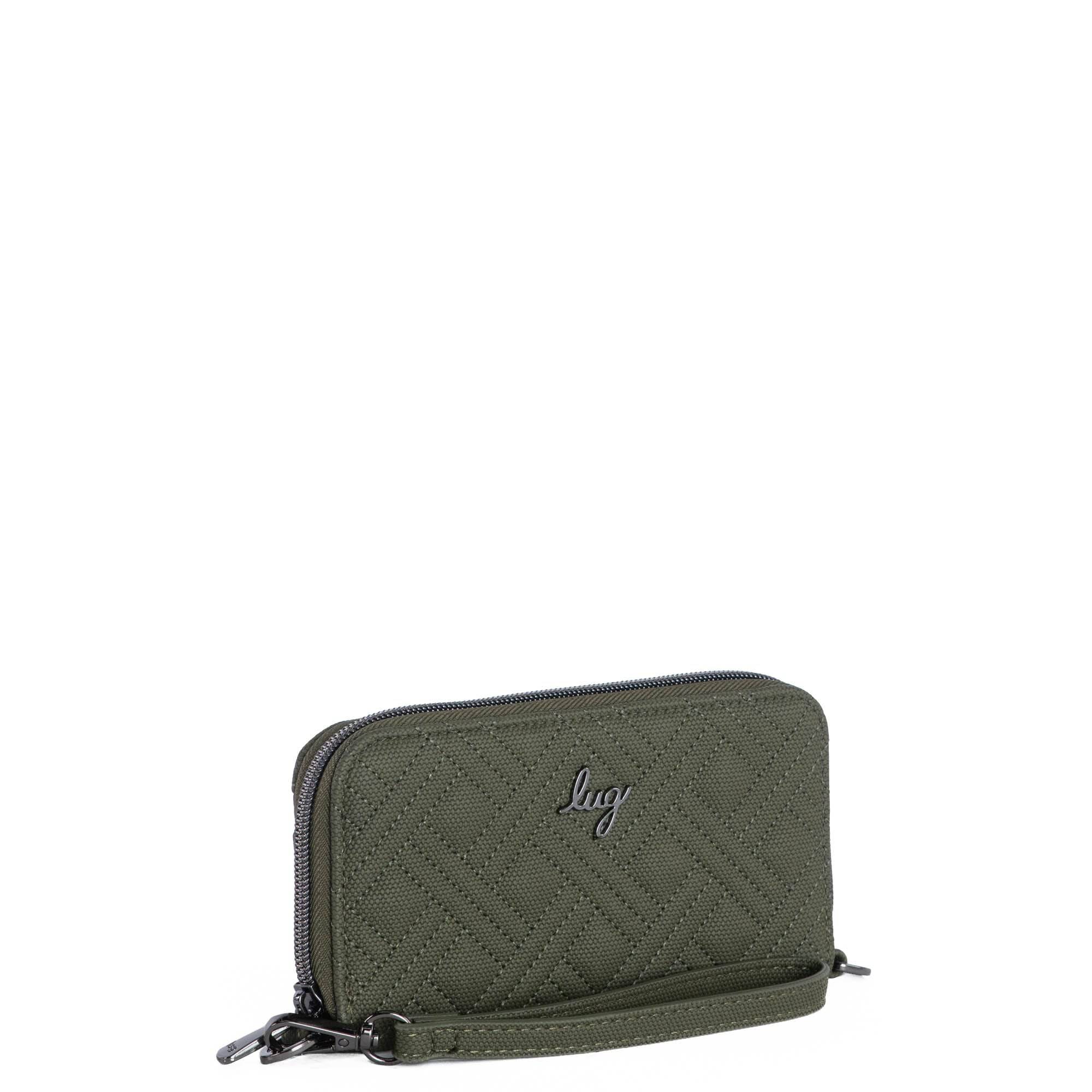 Whirly Matte Luxe VL RFID Wristlet Wallet - OLIVE GREEN - WhirlyML_Olive_02